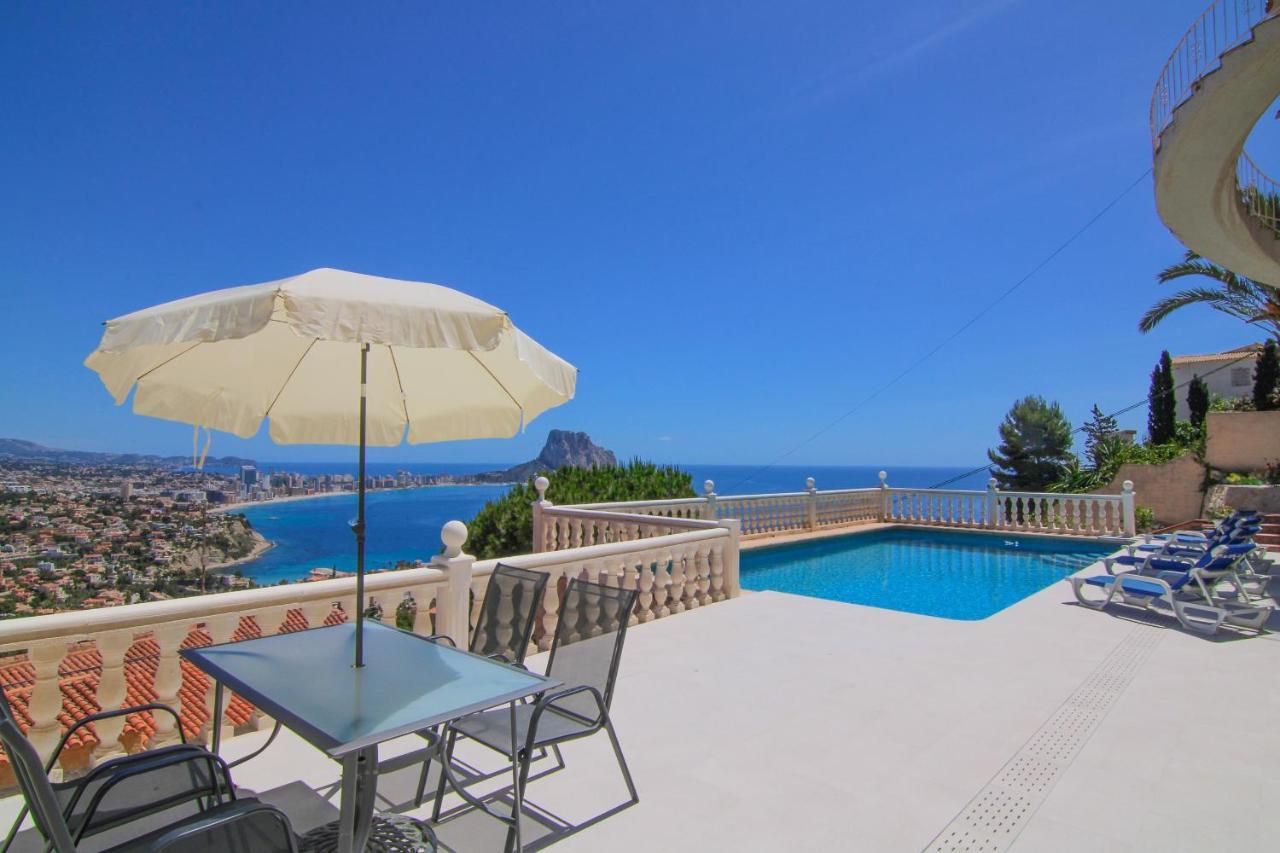 Villa Con Piscina Y Vistas Al Mar - Mar 27 H 卡尔佩 外观 照片