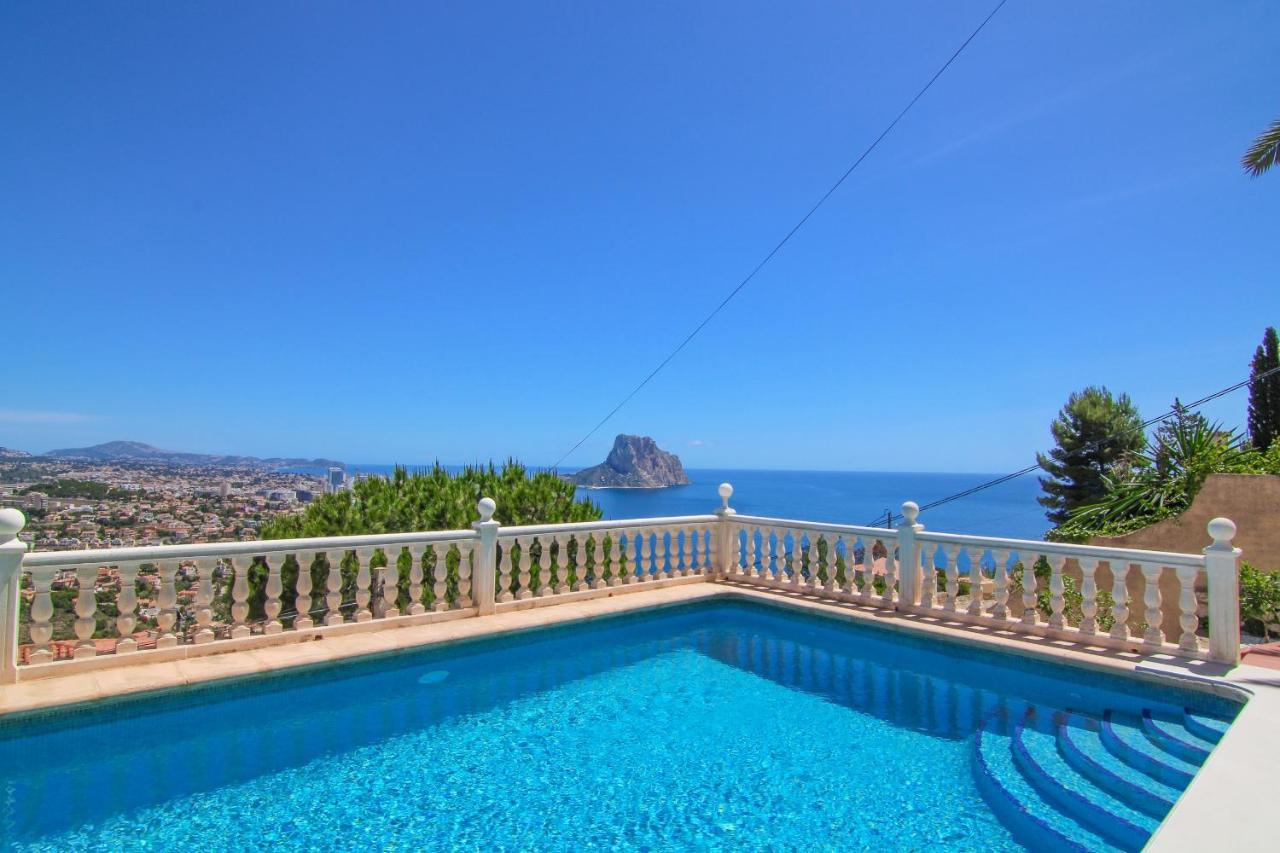 Villa Con Piscina Y Vistas Al Mar - Mar 27 H 卡尔佩 外观 照片