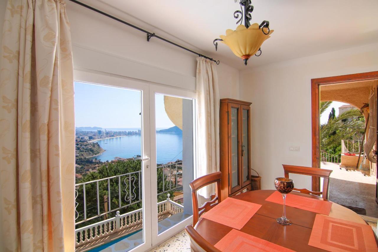 Villa Con Piscina Y Vistas Al Mar - Mar 27 H 卡尔佩 外观 照片