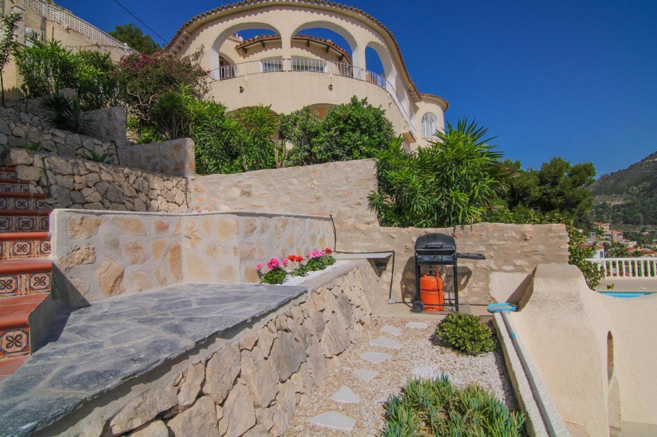 Villa Con Piscina Y Vistas Al Mar - Mar 27 H 卡尔佩 外观 照片