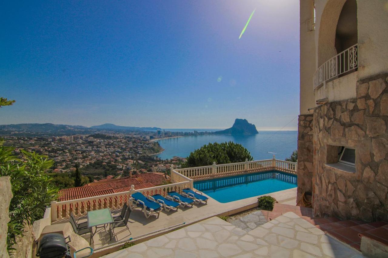 Villa Con Piscina Y Vistas Al Mar - Mar 27 H 卡尔佩 外观 照片